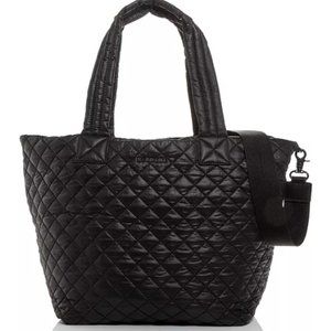 MZ Wallace Medium Metro Tote Deluxe - Black